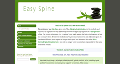 Desktop Screenshot of easyspine.com