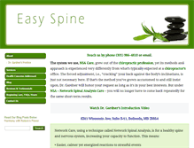 Tablet Screenshot of easyspine.com